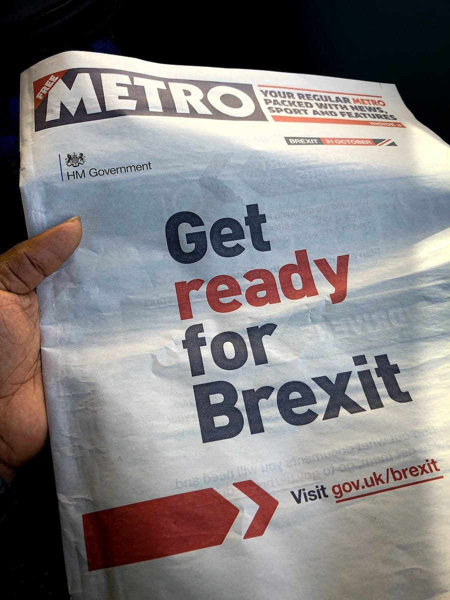 Brexit johti yritysten joukkopakoon Britanniassa