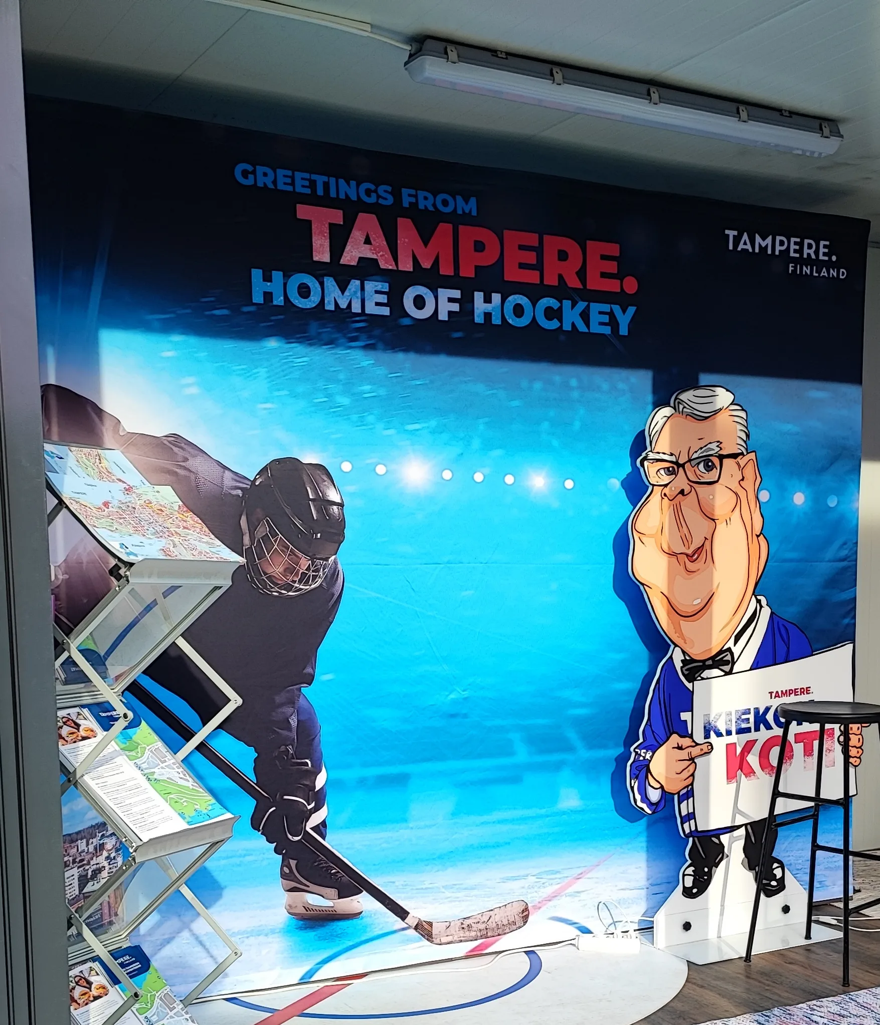 Picture of IIHF World championships 2022 in Tampere, where behavioral marketing was applied.