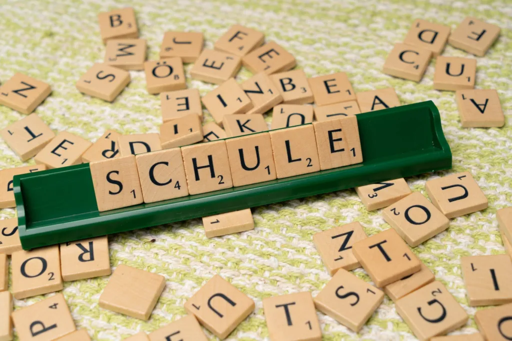 scrabble tiles with the word schule written on them, In this article, we are focusing on maximizing ad revenue with effective Strategies for monetization of multilingual sites.